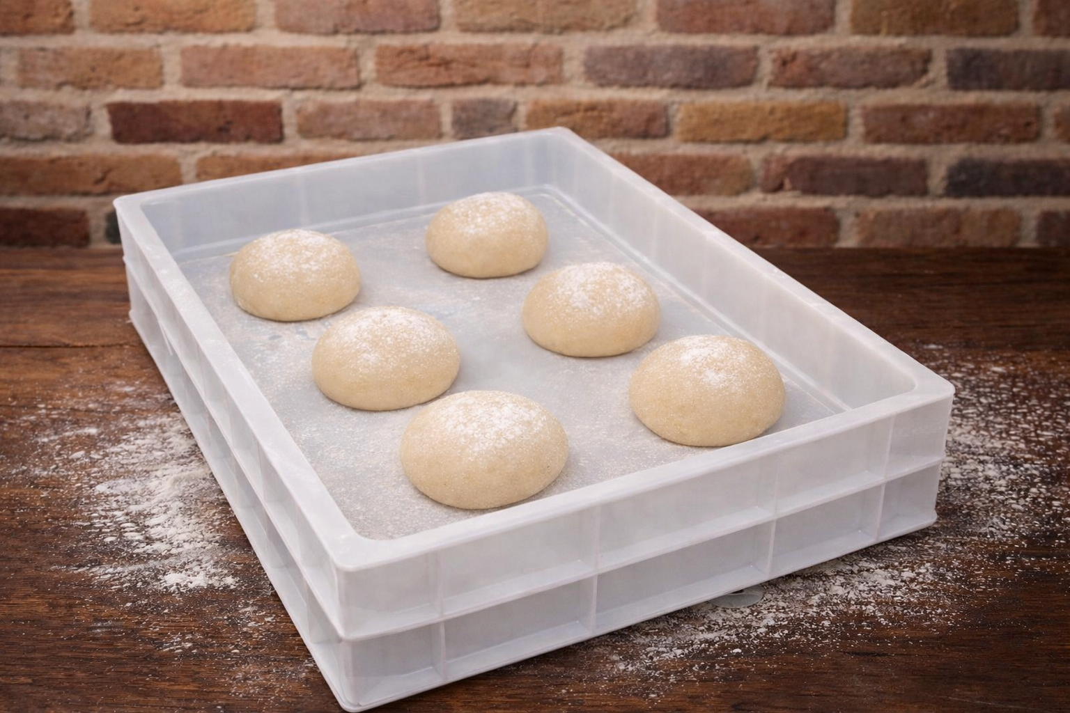 Masa fermentada para pizza/pinsa